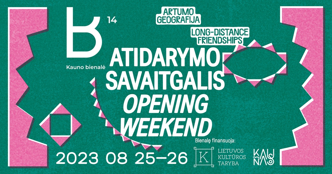 14-oji Kauno bienalė: atidarymo savaitgalio programa