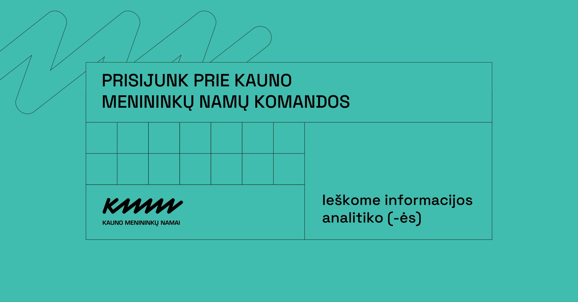 Darbo pasiūlymas informacijos analitikui (-ei) | Kauno menininkų namai