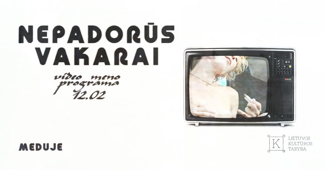 Nepadorūs vakarai | Video meno programa