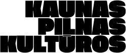 Kaunas pilnas kultūros logo